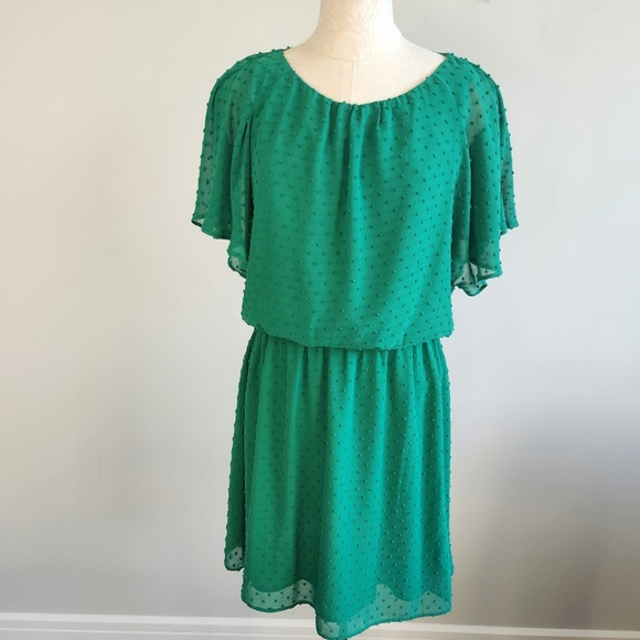 Anthropologie Greylin Green Fairycore Whimsical Dress Size S Christmas Dress - Picture 2 of 13